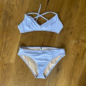 J.crew lilac bikini small top/XS bottom